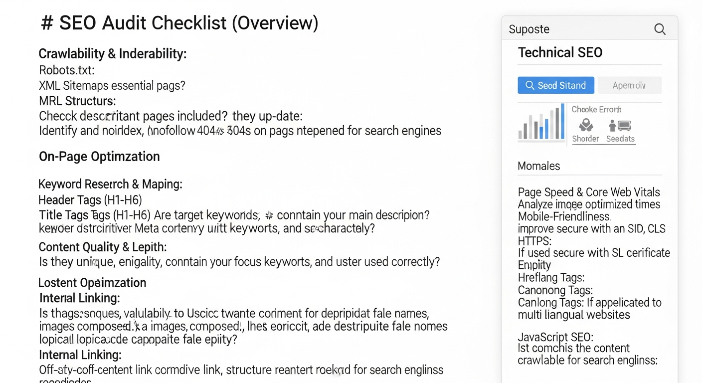 Technical Seo Audit Checklist